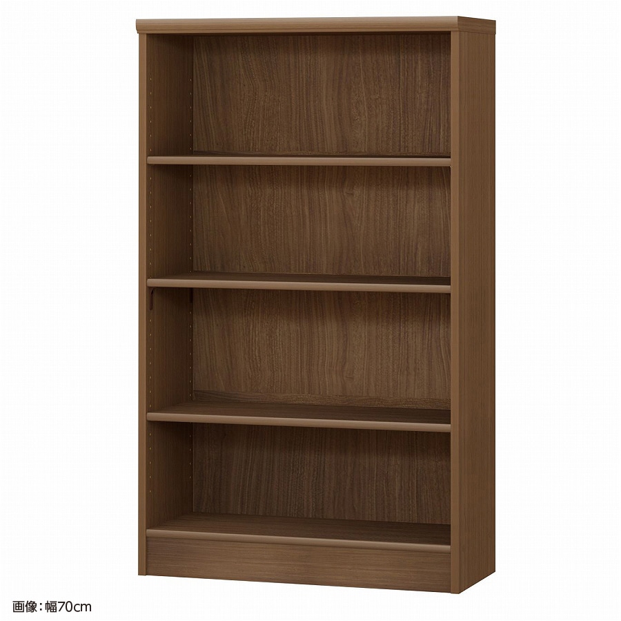 >大洋 オーダーシェルフ ウォールナットブラウン NCオーダー1265 R WB 幅650×奥行310×高さ1170(mm) 1台(ご注文単位1台)【直送品】