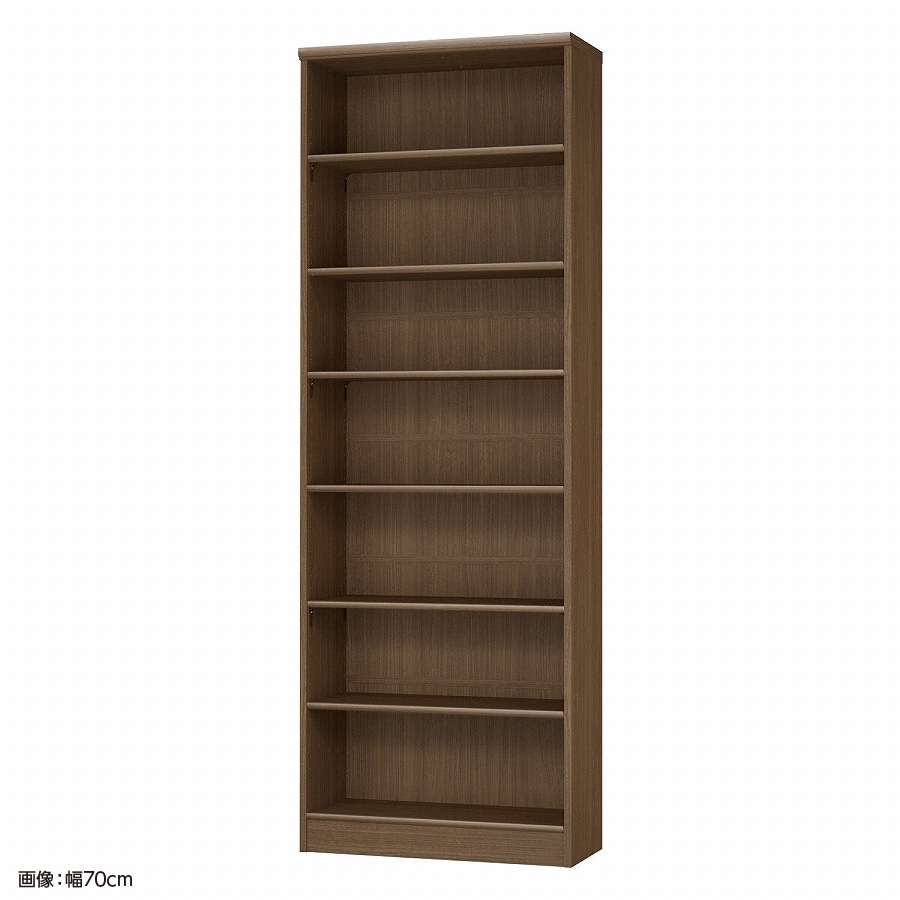 大洋 オーダーシェルフ ウォールナットブラウン NCオーダー2070 R WB 幅700×奥行310×高さ2000(mm) 1台(ご注文単位1台)【直送品】