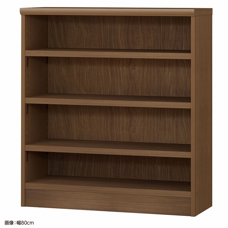 大洋 オーダーシェルフ ウォールナットブラウン NCオーダータフ9080 R WB 幅800×奥行310×高さ881(mm) 1台（ご注文単位1台）【直送品】
