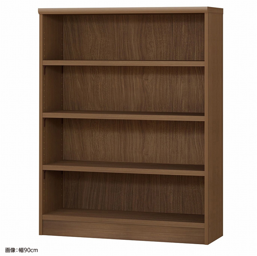 大洋 オーダーシェルフ ウォールナットブラウン NCオーダータフ1285 R WB 幅850×奥行310×高さ1170(mm) 1台（ご注文単位1台）【直送品】