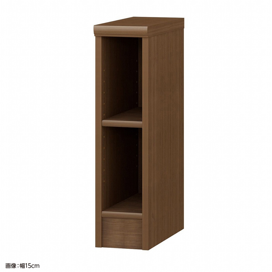 大洋 オーダーシェルフ ウォールナットブラウン NCオーダー6015 MD WB 幅150×奥行400×高さ600(mm) 1台(ご注文単位1台)【直送品】