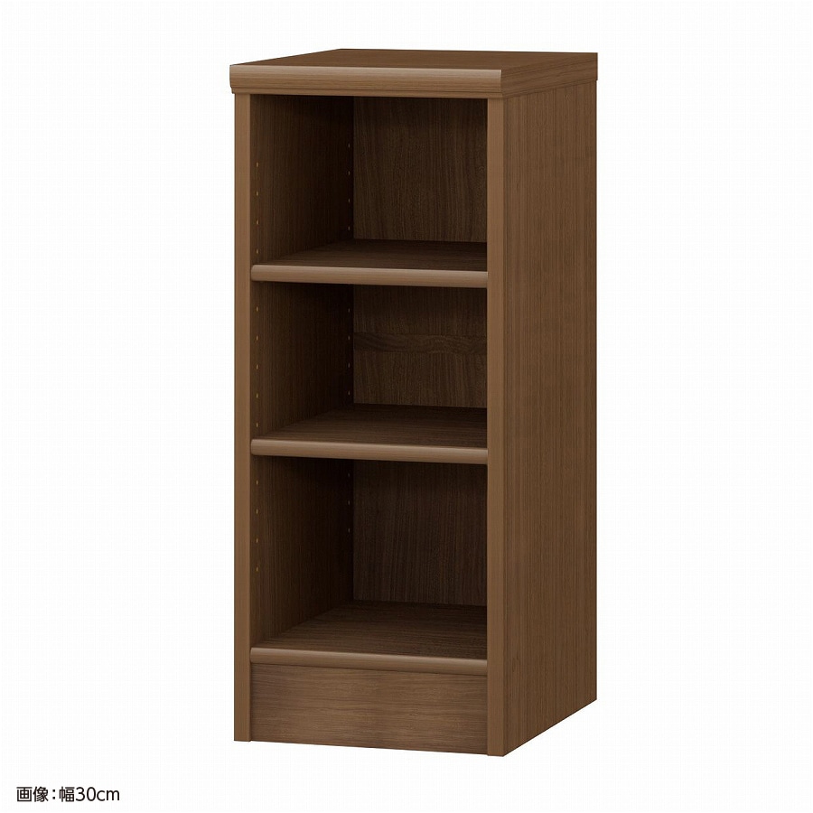 大洋 オーダーシェルフ ウォールナットブラウン NCオーダー7035 MD WB 幅350×奥行400×高さ700(mm) 1台（ご注文単位1台）【直送品】