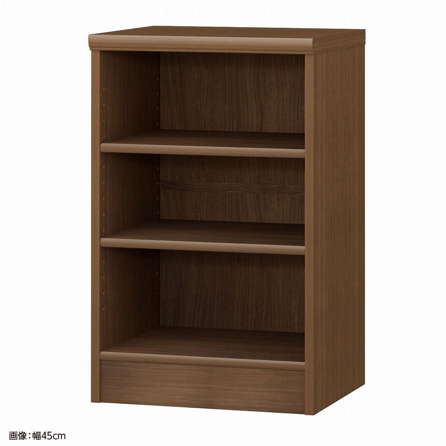 大洋 オーダーシェルフ ウォールナットブラウン NCオーダー7050 MD WB 幅500×奥行400×高さ700(mm) 1台(ご注文単位1台)【直送品】