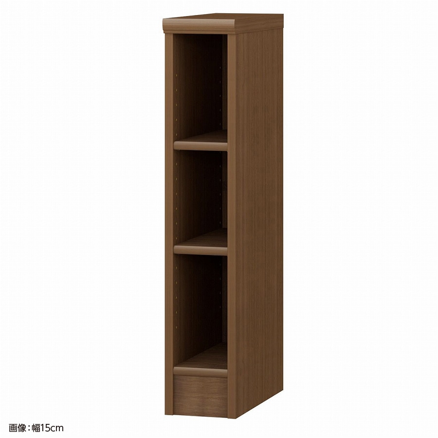 大洋 オーダーシェルフ ウォールナットブラウン NCオーダー8020 MD WB 幅200×奥行400×高さ800(mm) 1台(ご注文単位1台)【直送品】