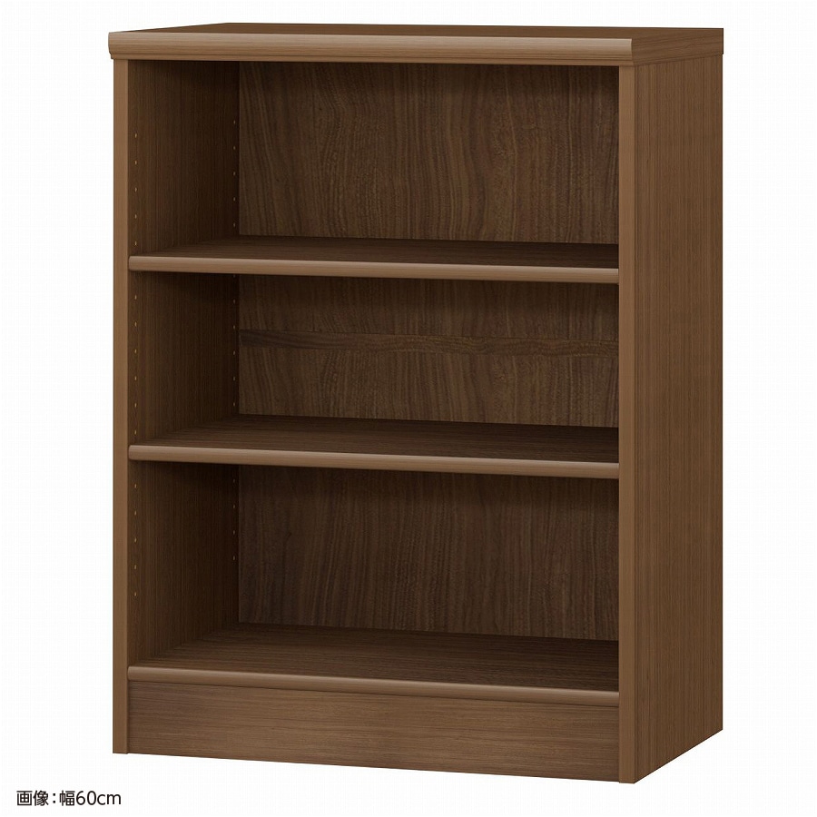 大洋 オーダーシェルフ ウォールナットブラウン NCオーダー8060 MD WB 幅600×奥行400×高さ800(mm) 1台（ご注文単位1台）【直送品】