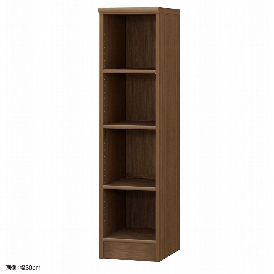 大洋 オーダーシェルフ ウォールナットブラウン NCオーダー1225 MD WB 幅250×奥行400×高さ1170(mm) 1台（ご注文単位1台）【直送品】