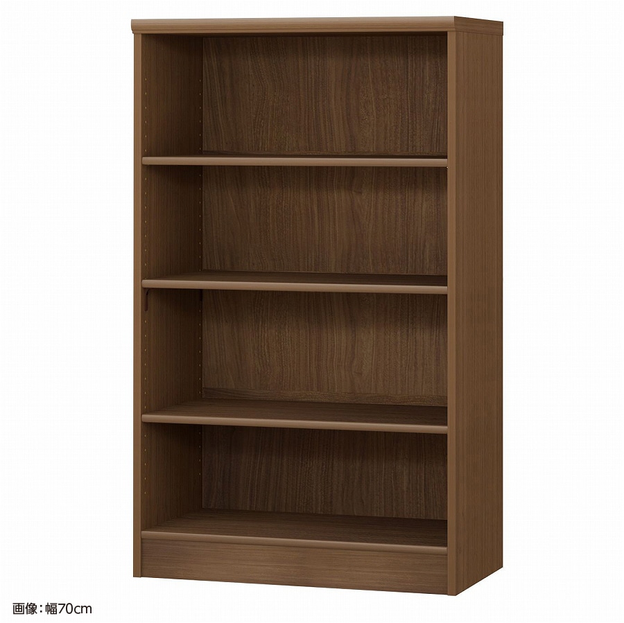 大洋 オーダーシェルフ ウォールナットブラウン NCオーダー1270 MD WB 幅700×奥行400×高さ1170(mm) 1台(ご注文単位1台)【直送品】