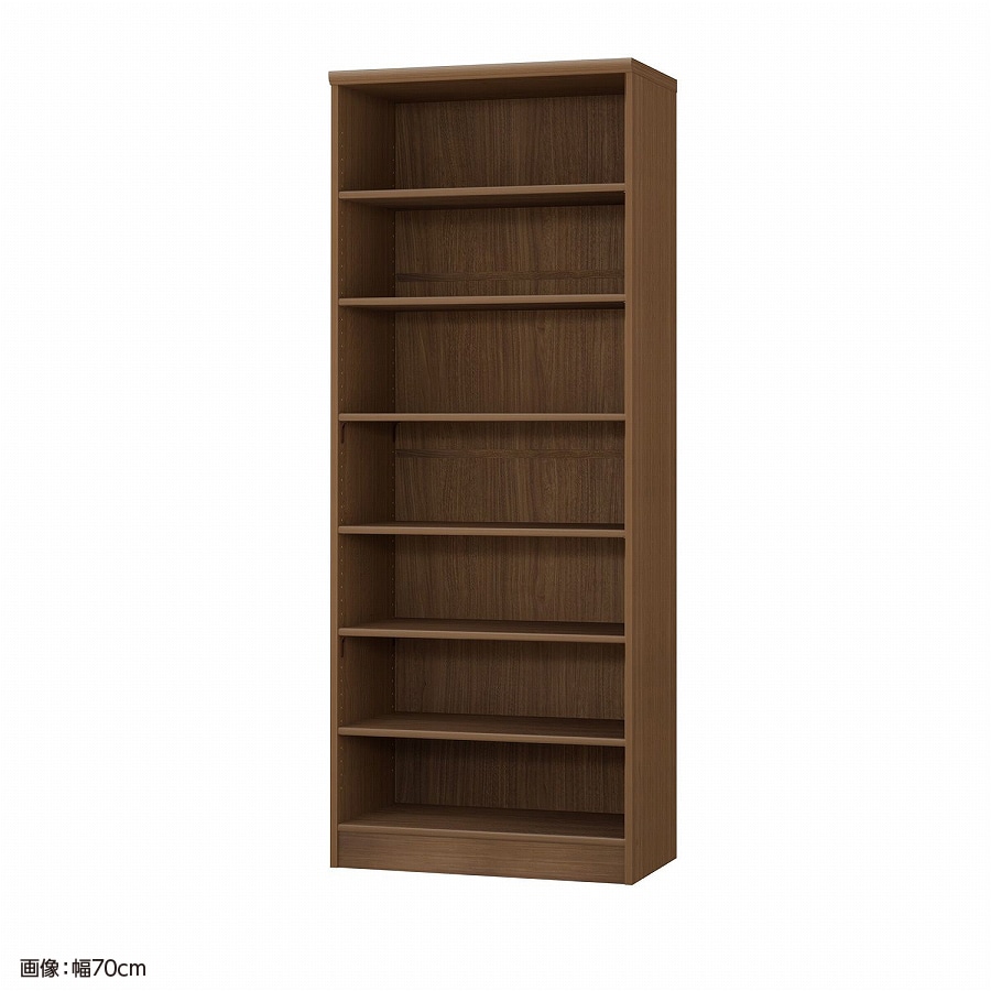 大洋 オーダーシェルフ ウォールナットブラウン NCオーダー1865 MD WB 幅650×奥行400×高さ1780(mm) 1台(ご注文単位1台)【直送品】