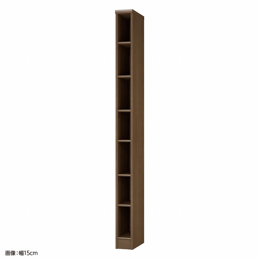 大洋 オーダーシェルフ ウォールナットブラウン NCオーダー2015 MD WB 幅150×奥行400×高さ2000(mm) 1台(ご注文単位1台)【直送品】