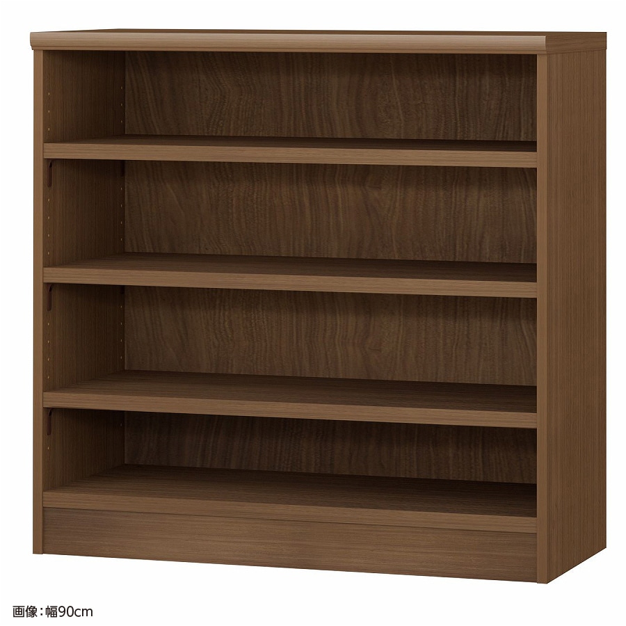 大洋 オーダーシェルフ ウォールナットブラウン NCオーダータフ9090 MD WB 幅900×奥行400×高さ881(mm) 1台(ご注文単位1台)【直送品】