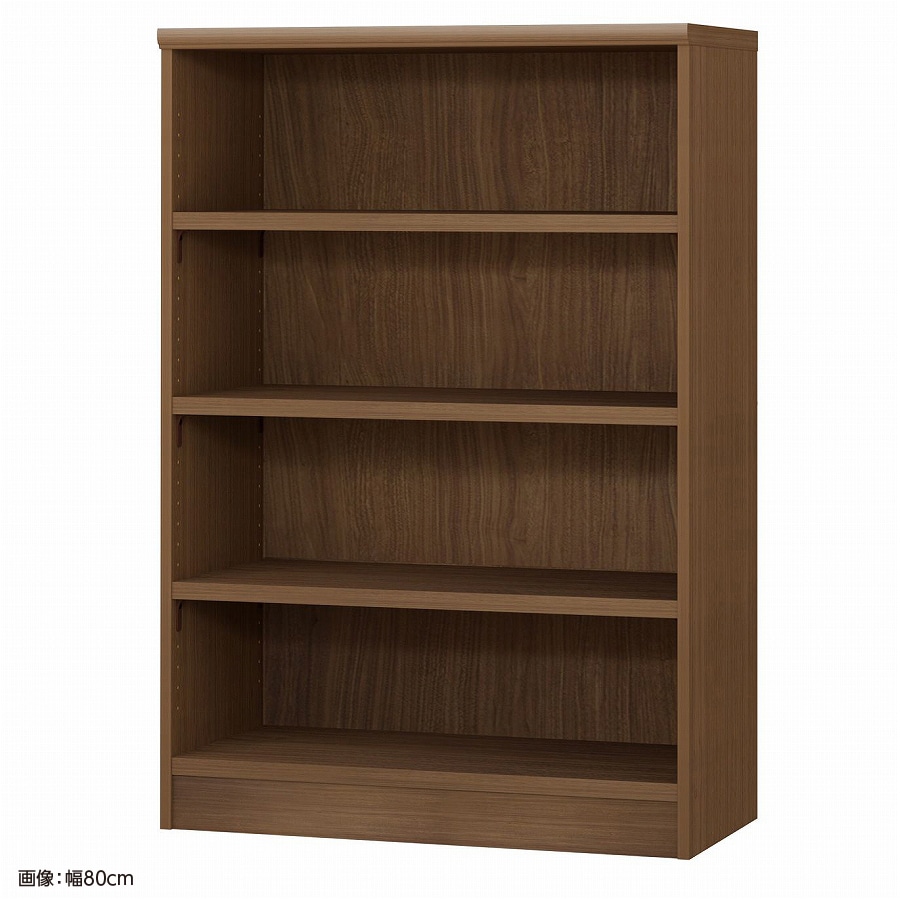大洋 オーダーシェルフ ウォールナットブラウン NCオーダータフ1280 MD WB 幅800×奥行400×高さ1170(mm) 1台（ご注文単位1台）【直送品】