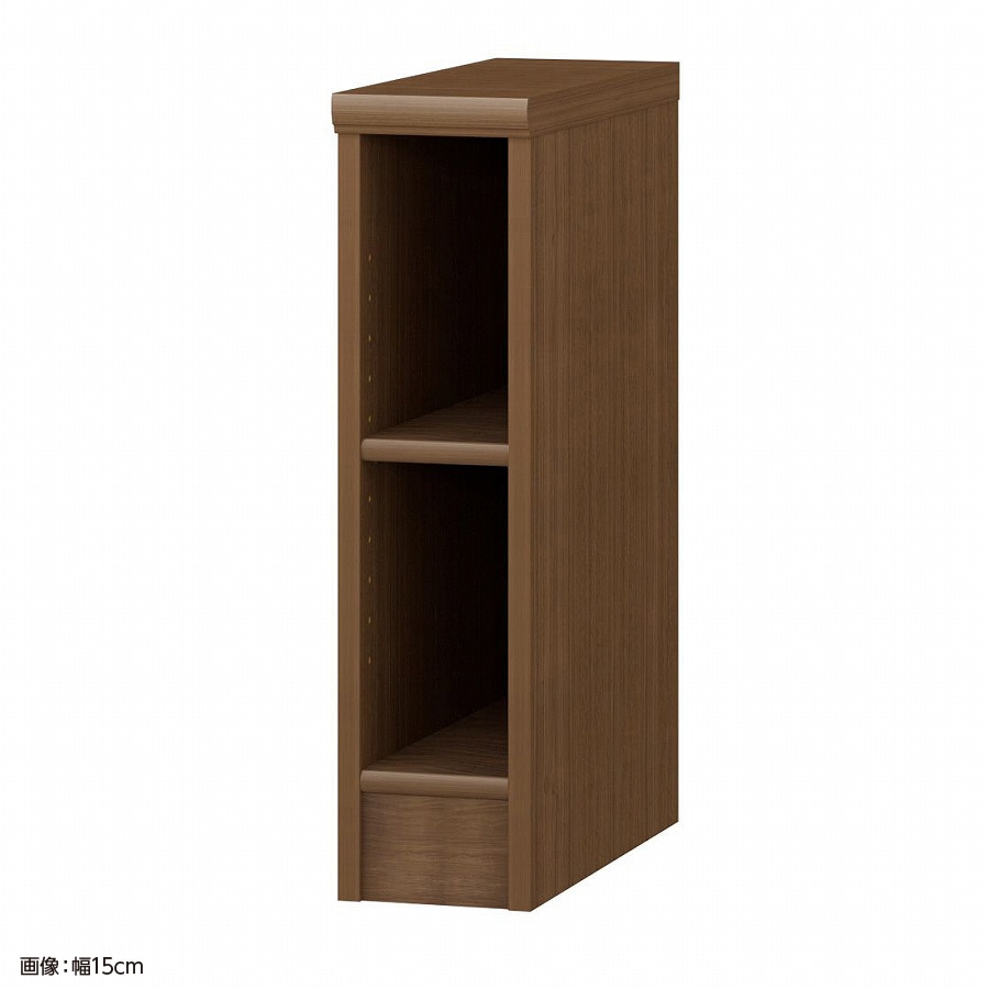 >大洋 オーダーシェルフ ウォールナットブラウン NCオーダー6015 D WB 幅150×奥行460×高さ600(mm) 1台(ご注文単位1台)【直送品】