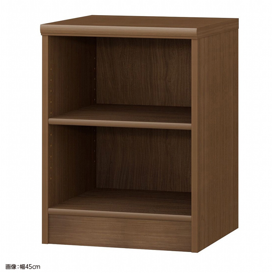 大洋 オーダーシェルフ ウォールナットブラウン NCオーダー6045 D WB 幅450×奥行460×高さ600(mm) 1台(ご注文単位1台)【直送品】