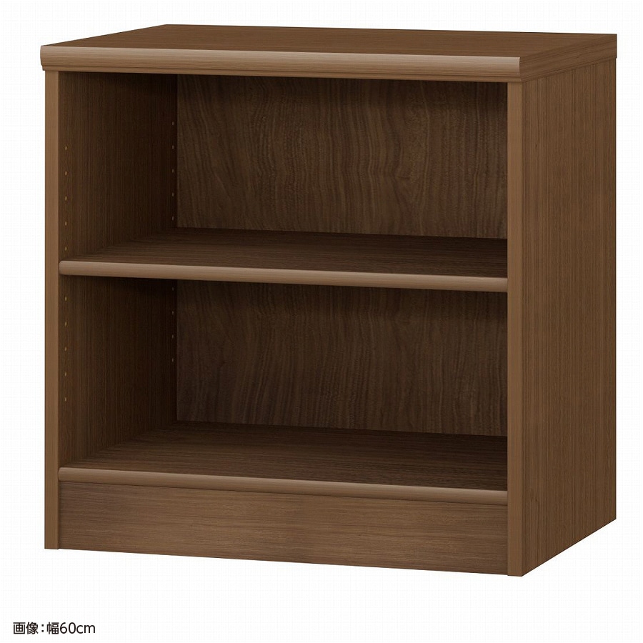 大洋 オーダーシェルフ ウォールナットブラウン NCオーダー6055 D WB 幅550×奥行460×高さ600(mm) 1台（ご注文単位1台）【直送品】