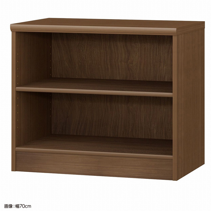 大洋 オーダーシェルフ ウォールナットブラウン NCオーダー6065 D WB 幅650×奥行460×高さ600(mm) 1台（ご注文単位1台）【直送品】