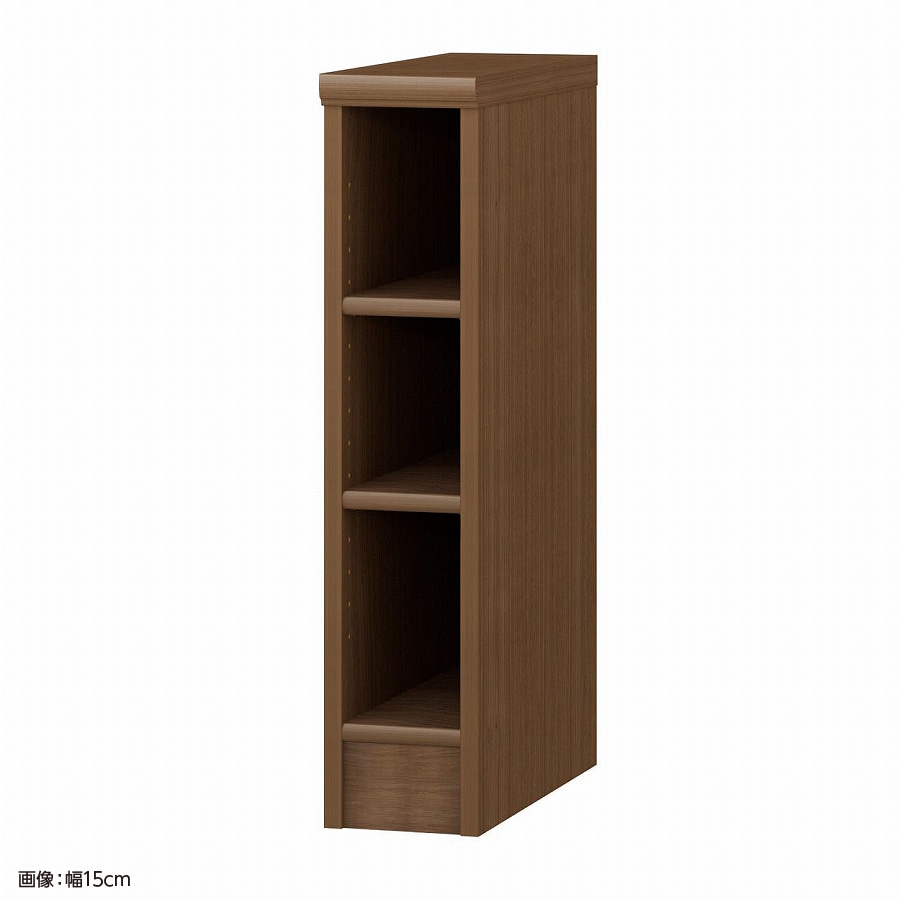 大洋 オーダーシェルフ ウォールナットブラウン NCオーダー7020 D WB 幅200×奥行460×高さ700(mm) 1台（ご注文単位1台）【直送品】