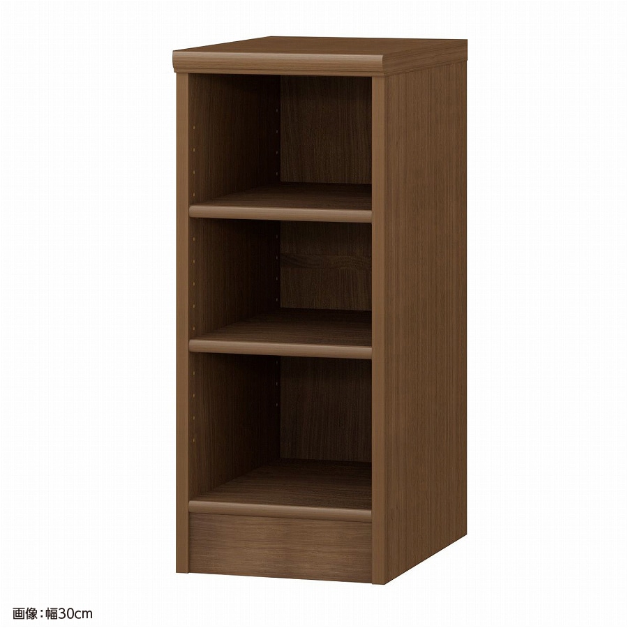 大洋 オーダーシェルフ ウォールナットブラウン NCオーダー7035 D WB 幅350×奥行460×高さ700(mm) 1台(ご注文単位1台)【直送品】