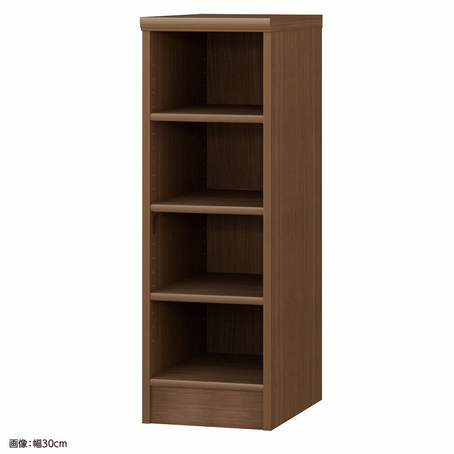 >大洋 オーダーシェルフ ウォールナットブラウン NCオーダー9030 D WB 幅300×奥行460×高さ881(mm) 1台（ご注文単位1台）【直送品】