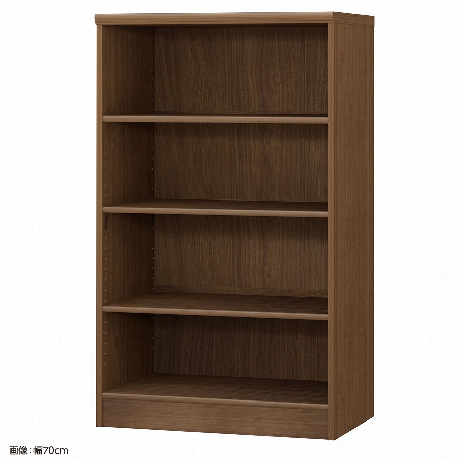 大洋 オーダーシェルフ ウォールナットブラウン NCオーダー1270 D WB 幅700×奥行460×高さ1170(mm) 1台（ご注文単位1台）【直送品】