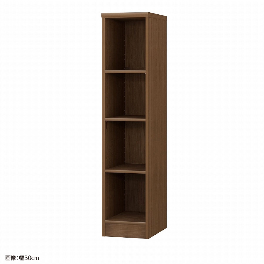 >大洋 オーダーシェルフ ウォールナットブラウン NCオーダー1435 D WB 幅350×奥行460×高さ1350(mm) 1台（ご注文単位1台）【直送品】