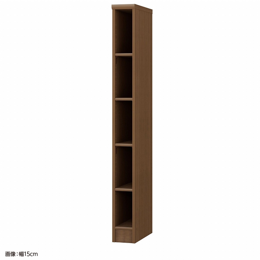 大洋 オーダーシェルフ ウォールナットブラウン NCオーダー1515 D WB 幅150×奥行460×高さ1499(mm) 1台(ご注文単位1台)【直送品】