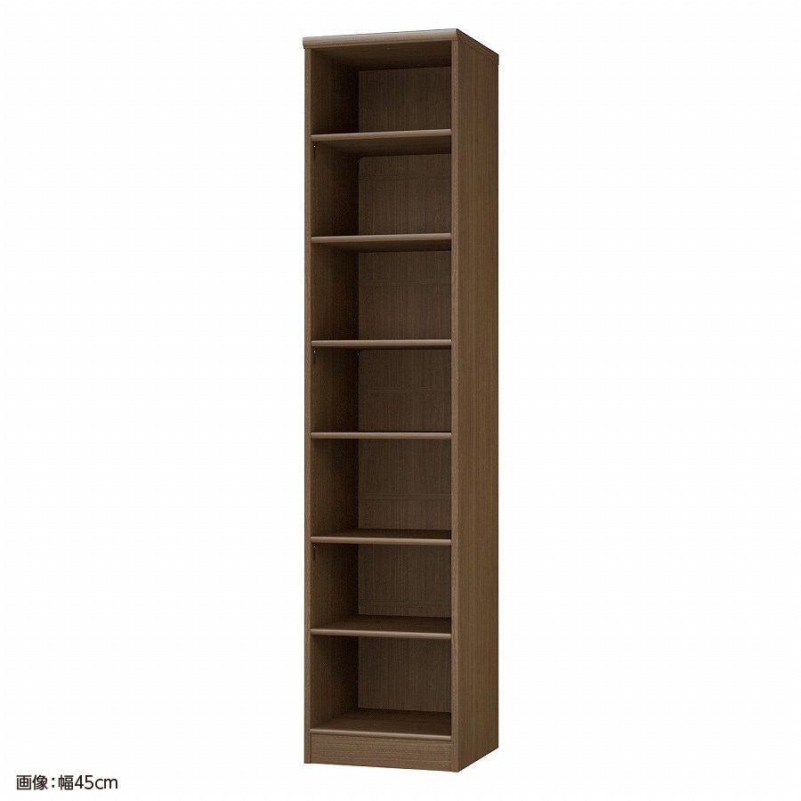 大洋 オーダーシェルフ ウォールナットブラウン NCオーダー2050 D WB 幅500×奥行460×高さ2000(mm) 1台(ご注文単位1台)【直送品】