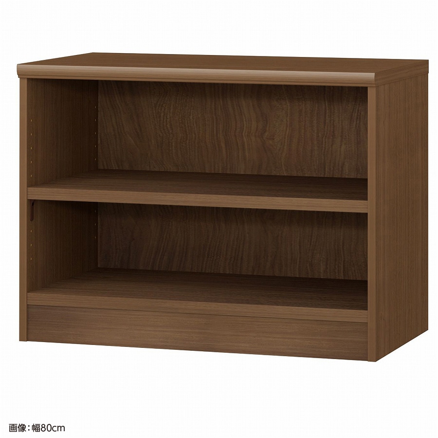 大洋 オーダーシェルフ ウォールナットブラウン NCオーダータフ6080 D WB 幅800×奥行460×高さ600(mm) 1台（ご注文単位1台）【直送品】