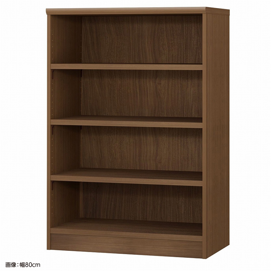 大洋 オーダーシェルフ ウォールナットブラウン NCオーダータフ1275 D WB 幅750×奥行460×高さ1170(mm) 1台（ご注文単位1台）【直送品】