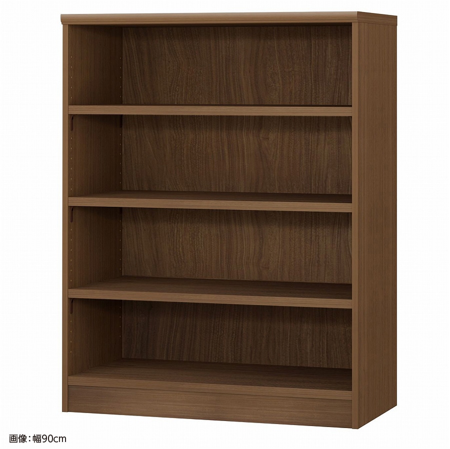 大洋 オーダーシェルフ ウォールナットブラウン NCオーダータフ1285 D WB 幅850×奥行460×高さ1170(mm) 1台（ご注文単位1台）【直送品】