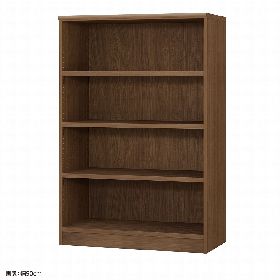 大洋 オーダーシェルフ ウォールナットブラウン NCオーダータフ1490 D WB 幅900×奥行460×高さ1350(mm) 1台(ご注文単位1台)【直送品】