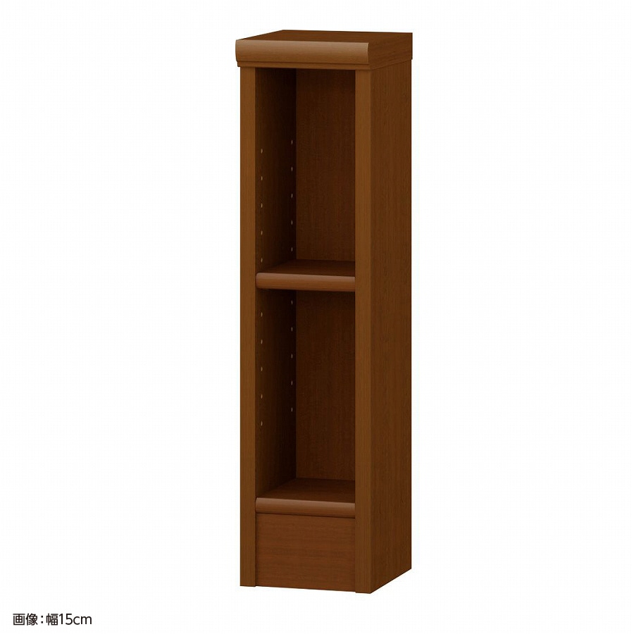 >大洋 オーダーシェルフ ブラウン NCオーダー6015 S BR 幅150×奥行190×高さ600(mm) 1台(ご注文単位1台)【直送品】
