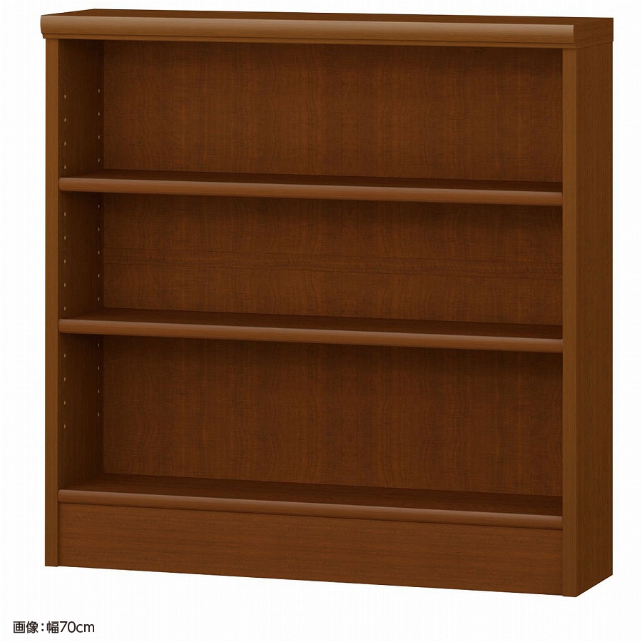 >大洋 オーダーシェルフ ブラウン NCオーダー7065 S BR 幅650×奥行190×高さ700(mm) 1台（ご注文単位1台）【直送品】