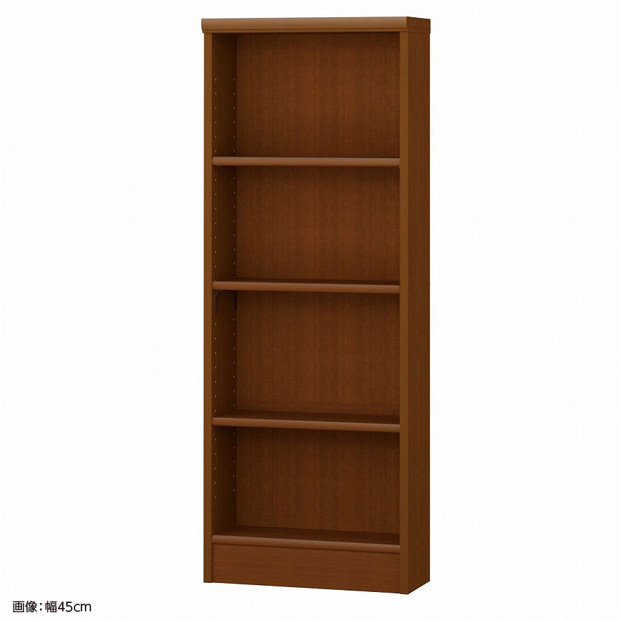 大洋 オーダーシェルフ ブラウン NCオーダー1245 S BR 幅450×奥行190×高さ1170(mm) 1台(ご注文単位1台)【直送品】