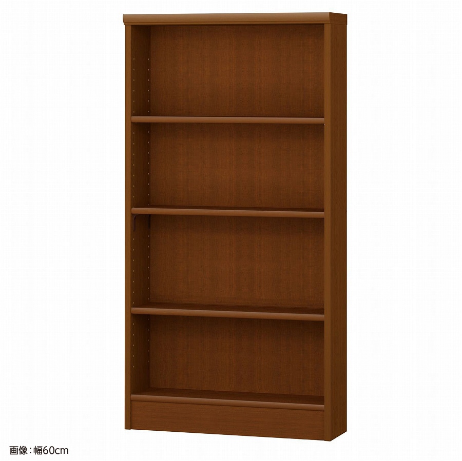 大洋 オーダーシェルフ ブラウン NCオーダー1255 S BR 幅550×奥行190×高さ1170(mm) 1台(ご注文単位1台)【直送品】