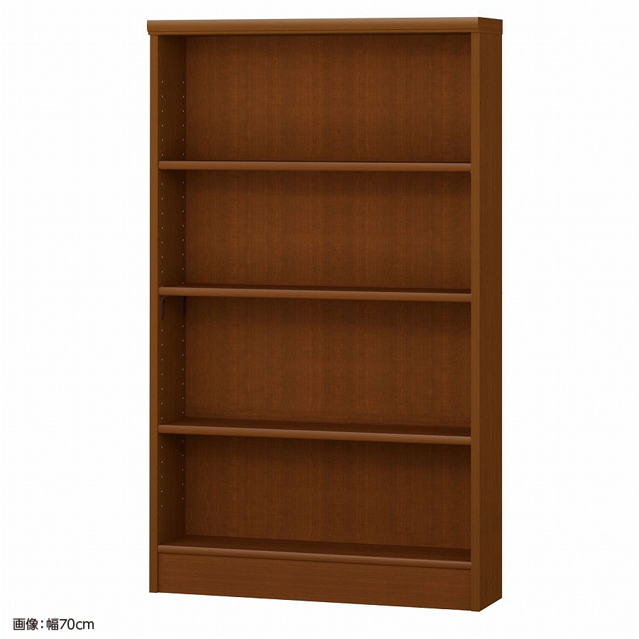 >大洋 オーダーシェルフ ブラウン NCオーダー1265 S BR 幅650×奥行190×高さ1170(mm) 1台(ご注文単位1台)【直送品】