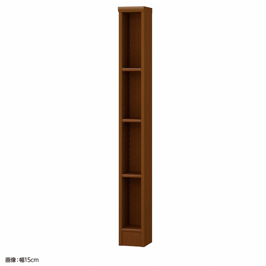 大洋 オーダーシェルフ ブラウン NCオーダー1415 S BR 幅150×奥行190×高さ1350(mm) 1台(ご注文単位1台)【直送品】