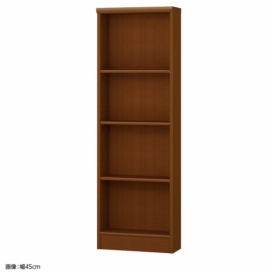 大洋 オーダーシェルフ ブラウン NCオーダー1445 S BR 幅450×奥行190×高さ1350(mm) 1台(ご注文単位1台)【直送品】