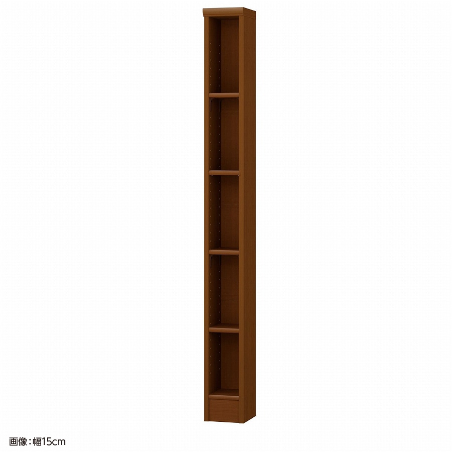 大洋 オーダーシェルフ ブラウン NCオーダー1515 S BR 幅150×奥行190×高さ1499(mm) 1台(ご注文単位1台)【直送品】