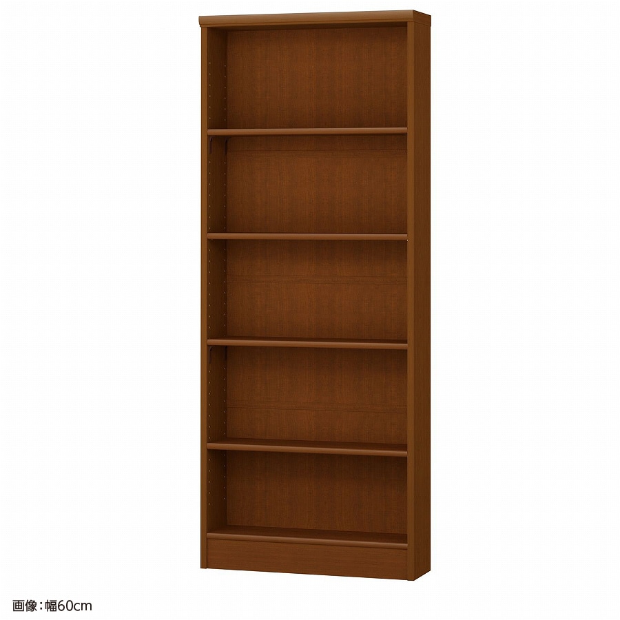 >大洋 オーダーシェルフ ブラウン NCオーダー1555 S BR 幅550×奥行190×高さ1499(mm) 1台（ご注文単位1台）【直送品】