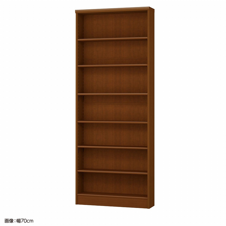 >大洋 オーダーシェルフ ブラウン NCオーダー1870 S BR 幅700×奥行190×高さ1780(mm) 1台(ご注文単位1台)【直送品】