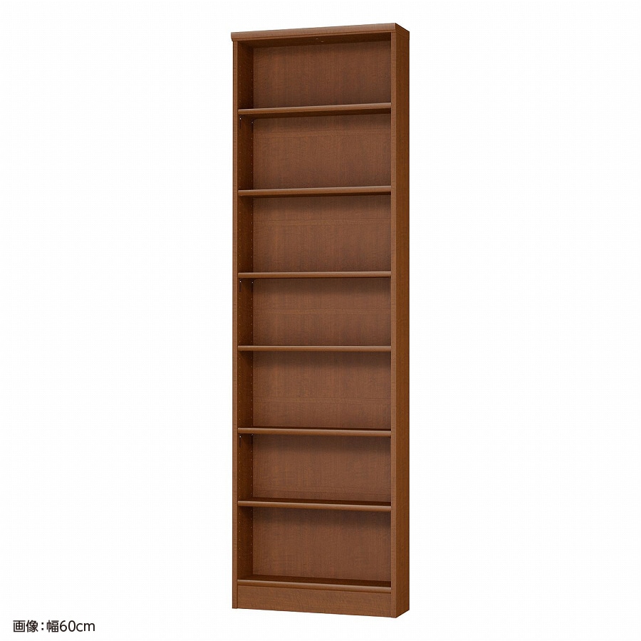 大洋 オーダーシェルフ ブラウン NCオーダー2060 S BR 幅600×奥行190×高さ2000(mm) 1台（ご注文単位1台）【直送品】