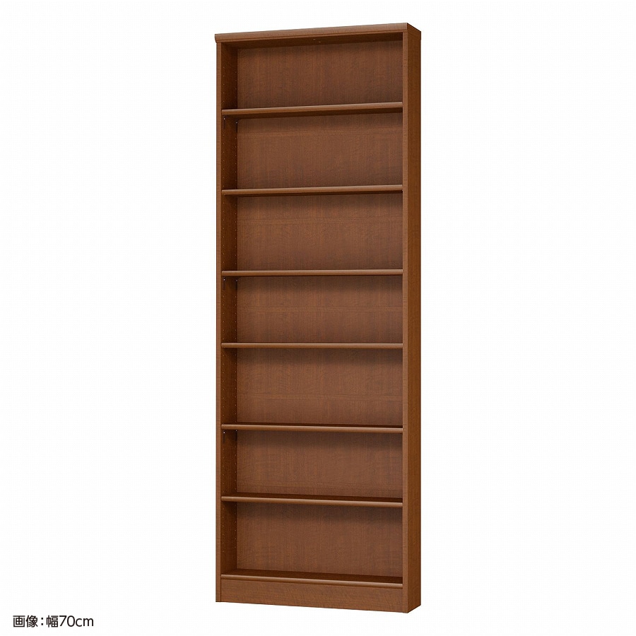 大洋 オーダーシェルフ ブラウン NCオーダー2065 S BR 幅650×奥行190×高さ2000(mm) 1台(ご注文単位1台)【直送品】