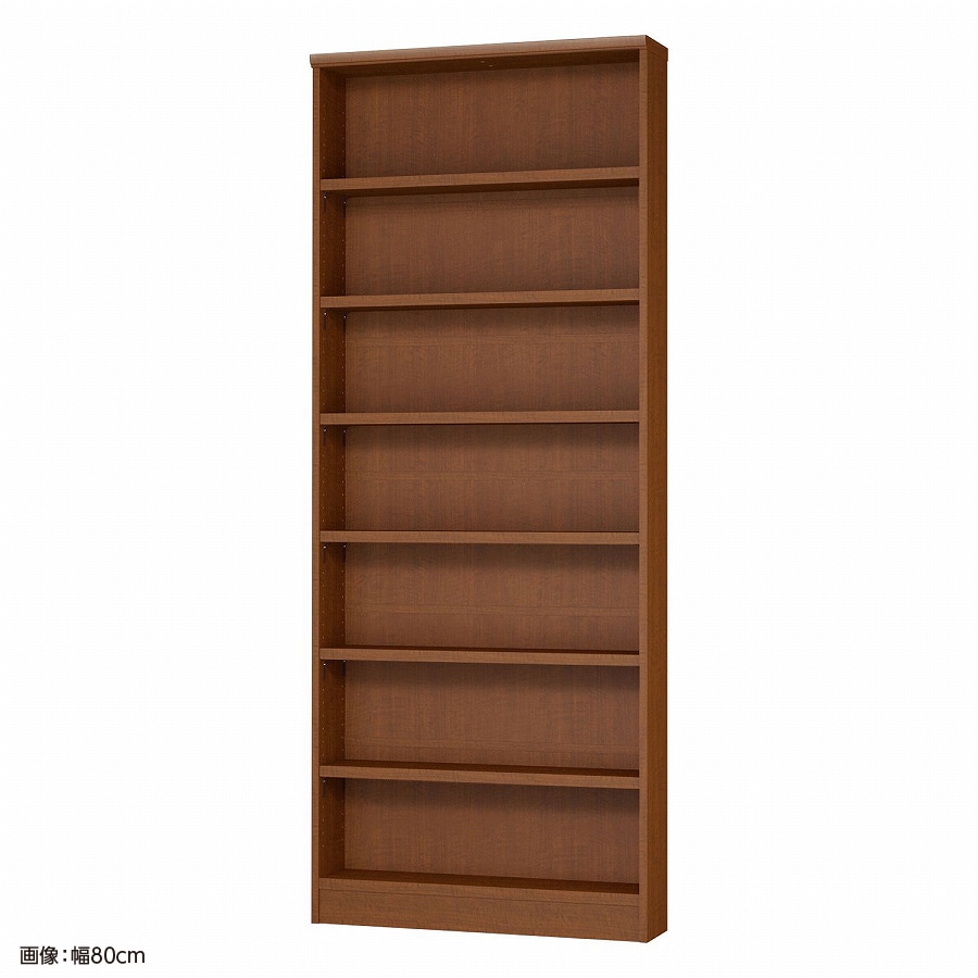 大洋 オーダーシェルフ ブラウン NCオーダータフ2080 S BR 幅800×奥行190×高さ2000(mm) 1台（ご注文単位1台）【直送品】
