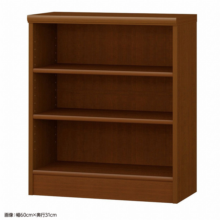 >大洋 オーダーシェルフ ブラウン NCオーダー7060 SR BR 幅600×奥行250×高さ700(mm) 1台(ご注文単位1台)【直送品】