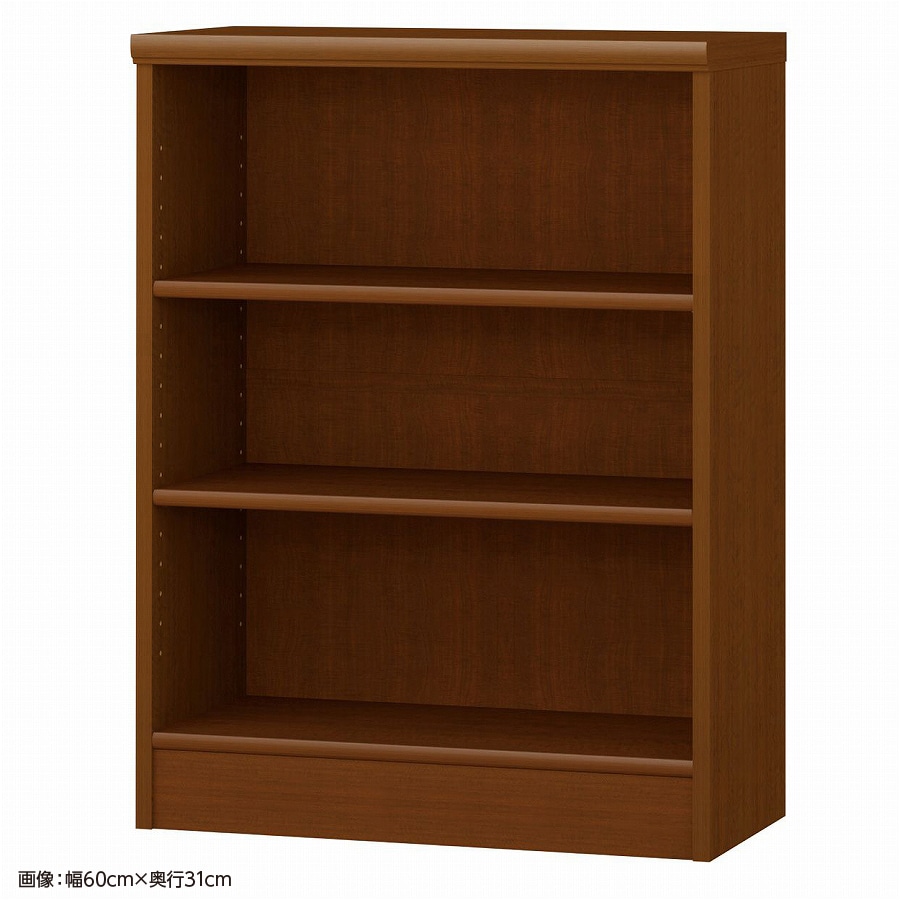 大洋 オーダーシェルフ ブラウン NCオーダー8060 SR BR 幅600×奥行250×高さ800(mm) 1台(ご注文単位1台)【直送品】