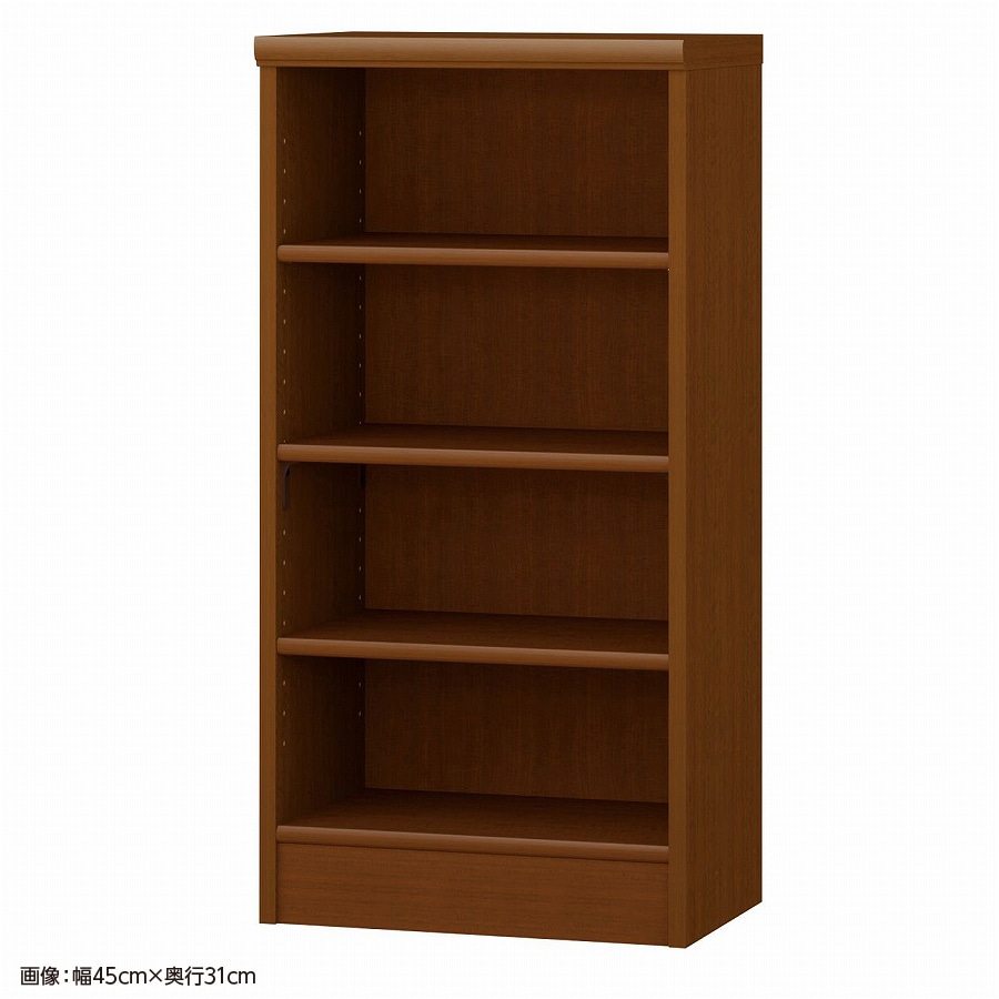 >大洋 オーダーシェルフ ブラウン NCオーダー9045 SR BR 幅450×奥行250×高さ881(mm) 1台（ご注文単位1台）【直送品】