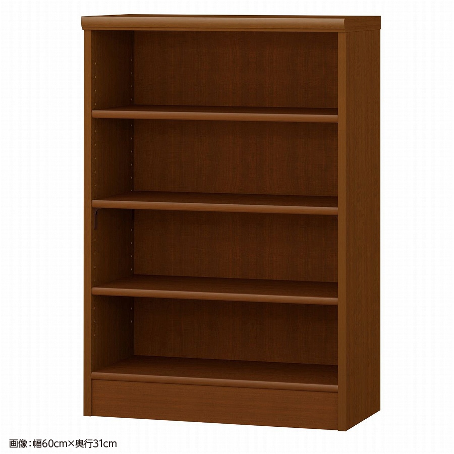 大洋 オーダーシェルフ ブラウン NCオーダー9055 SR BR 幅550×奥行250×高さ881(mm) 1台（ご注文単位1台）【直送品】