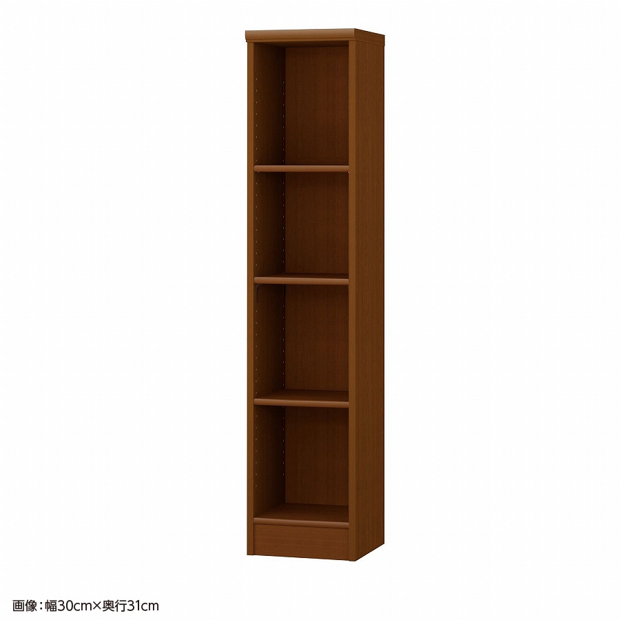 大洋 オーダーシェルフ ブラウン NCオーダー1430 SR BR 幅300×奥行250×高さ1350(mm) 1台(ご注文単位1台)【直送品】