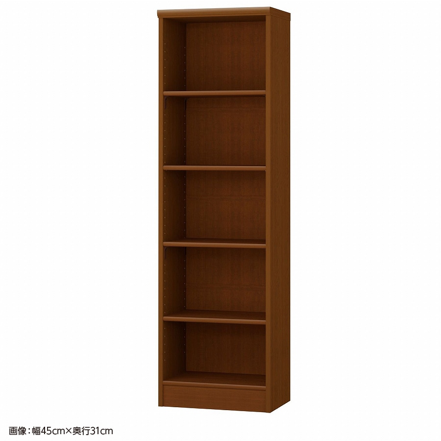 大洋 オーダーシェルフ ブラウン NCオーダー1545 SR BR 幅450×奥行250×高さ1499(mm) 1台（ご注文単位1台）【直送品】