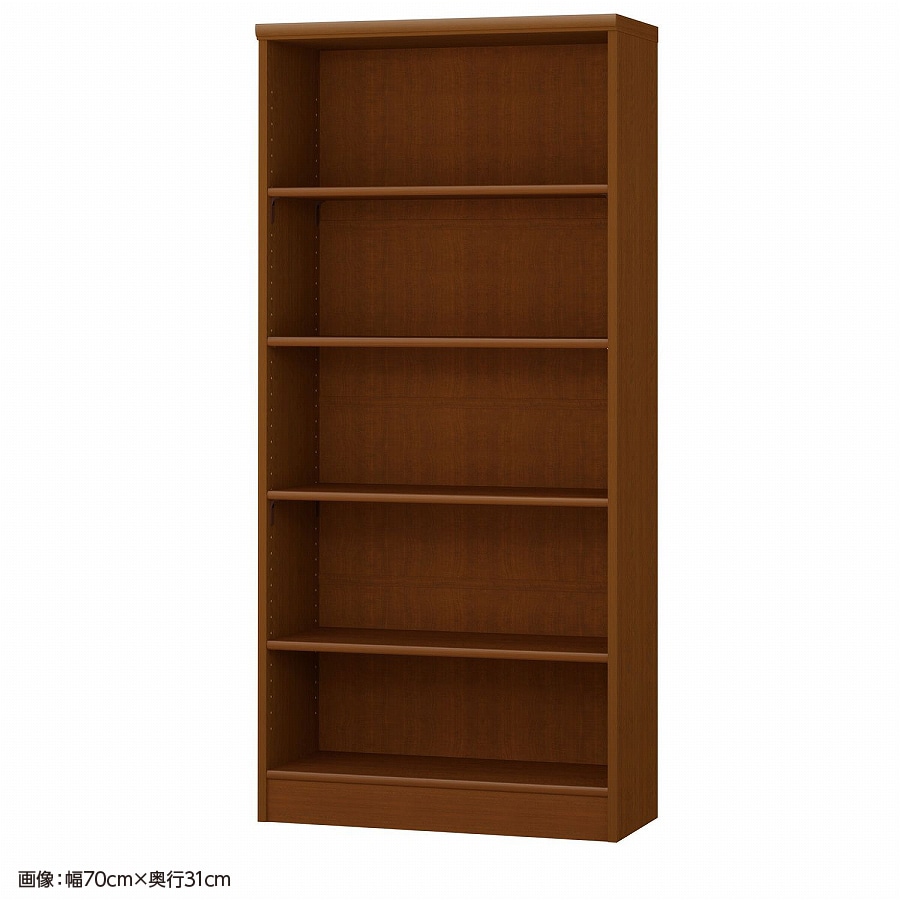 大洋 オーダーシェルフ ブラウン NCオーダー1565 SR BR 幅650×奥行250×高さ1499(mm) 1台(ご注文単位1台)【直送品】